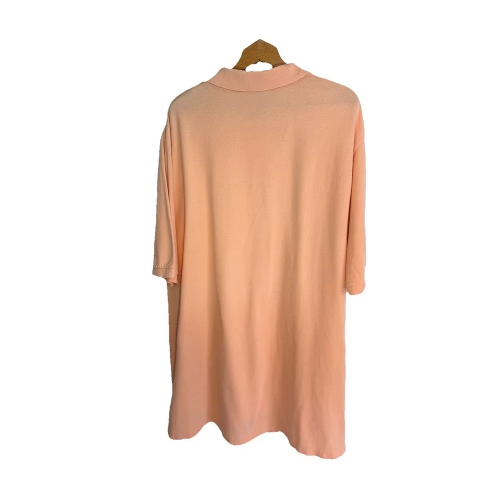 Ralph Lauren Men Polo Orange  Short Sleeve Classic 100% Cotton 2XLT Pony Preppy
